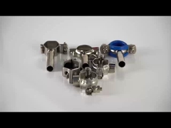 Sanitary Stainless Steel High Pressure Hose / Pipeline Clamp 13MHP SS304/ Single pin Clamp