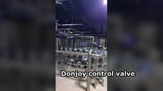 Donjoy kontrol vanası müşteri fabrikasını kullanır