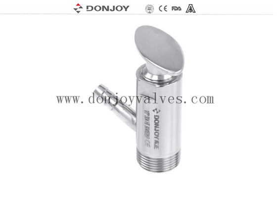 Manual Elliptic Type Handle Sanitary Sampling Valve Thread Connection