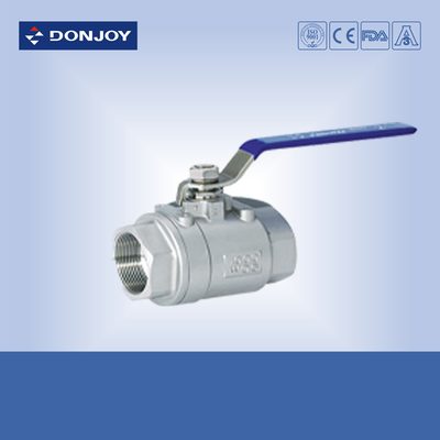 Stainless steel 3pcs industrial full port Ball valve With  Female Thread