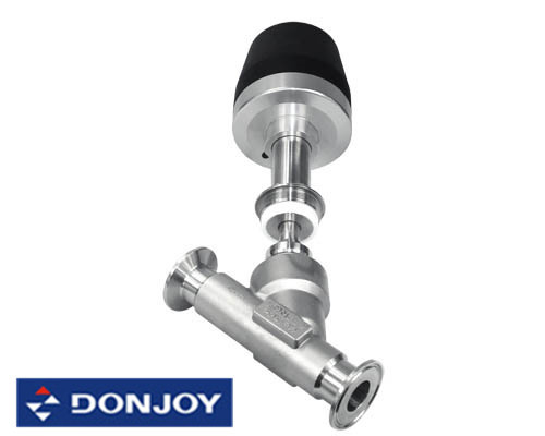 SS316L Regulating control  Pneumatic angle seat valve with Tri clamp