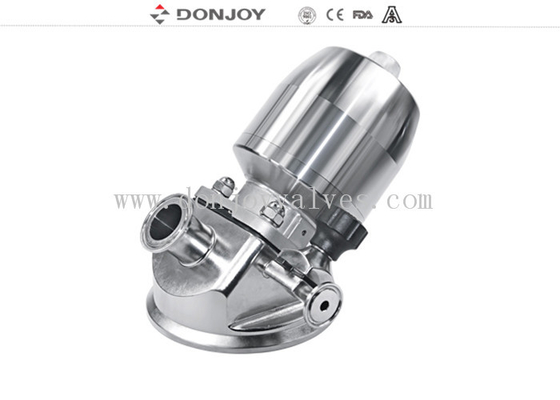 SS316L  Sanitary  Pneumatic Tank Bottom Diaphragm Valve
