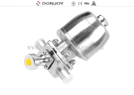 Type M-53 Sanitary inox multiport diaphragm with 3 control valve and 5 port with 3A and FDA certificate