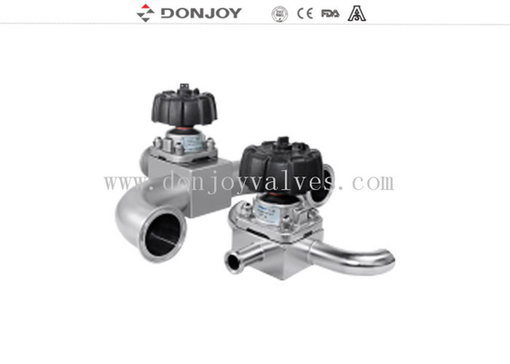 316L SS Manual Regulating Clamp U-C Tee diaphragm valve for mechine processing
