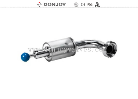 SS304 Sanitary Exhaust  Safety pressure release valve with Glass , Elbow Type
