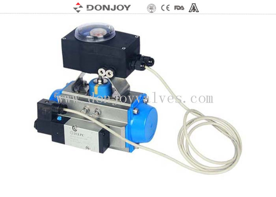 Valve with Aluminum actuator with Intelligent C TOP-1561 control unit to feedback PLC