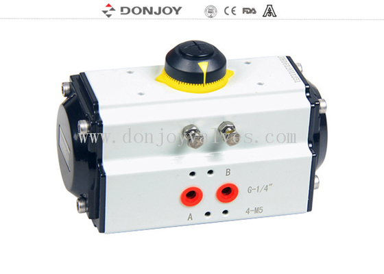 Valve with Aluminum actuator with Intelligent C TOP-1561 control unit to feedback PLC