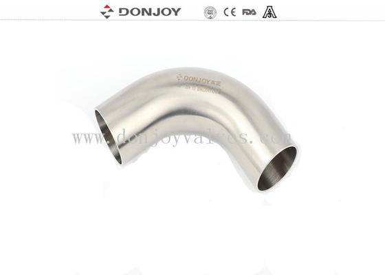 1/2” - 8” BPE Stainless Steel Sanitary Fittings , welded elbow comestic pharmacy