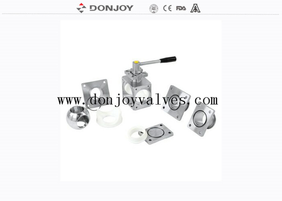 Welded Beverage Aluminum Actuator 4 Inch BPE Ball Valve