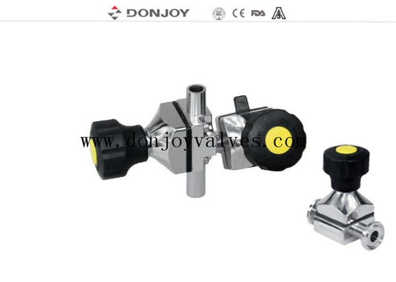 ASME BPE 3/4" Multi port Donjoy Sanitary Diaphragm Valve For Pharmacy Vaccine
