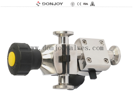 Donjoy Multi Port 3 Way Sanitary Diaphragm Valve 1/4 Inch